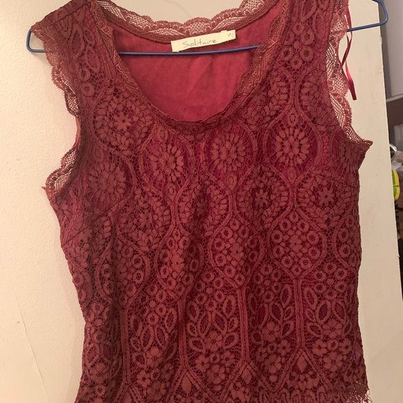Lace Tank Top Solitaire - Picture 12 of 12